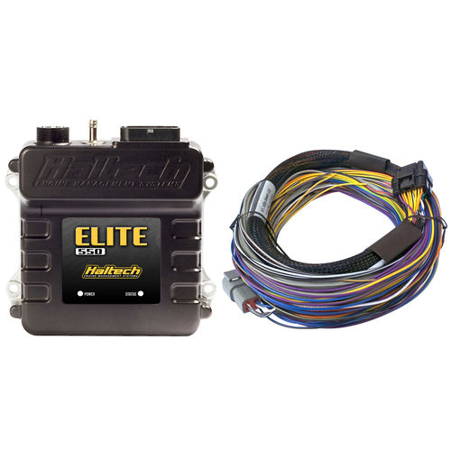 Haltech Elite 550 + Basic Universal Wire-in Harness Kit Length: 2.5m (8')